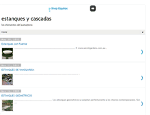 Tablet Screenshot of estanquesycascadas.blogspot.com