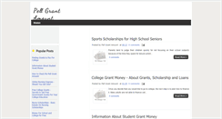 Desktop Screenshot of pellgrant-amount.blogspot.com
