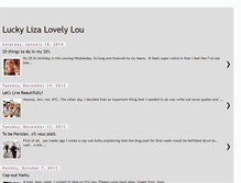 Tablet Screenshot of luckylizalovelylou.blogspot.com