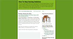 Desktop Screenshot of how-to-stop-snoring-solutions.blogspot.com