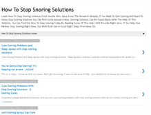 Tablet Screenshot of how-to-stop-snoring-solutions.blogspot.com