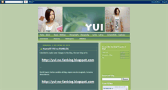 Desktop Screenshot of i-love-yui.blogspot.com