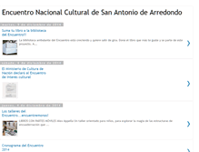 Tablet Screenshot of encuentroculturalsanantonio.blogspot.com