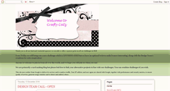 Desktop Screenshot of craftycatzweeklychallenge.blogspot.com