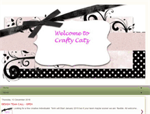 Tablet Screenshot of craftycatzweeklychallenge.blogspot.com