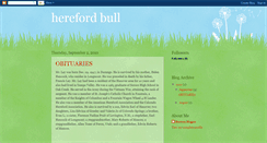 Desktop Screenshot of herefordbull20.blogspot.com