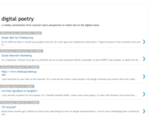 Tablet Screenshot of digitalpoetry.blogspot.com