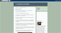 Desktop Screenshot of laargentinaquerespiro.blogspot.com