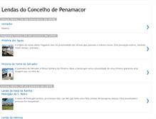 Tablet Screenshot of lendasdepenamacor.blogspot.com
