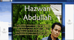 Desktop Screenshot of hazwanabdullah.blogspot.com