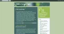 Desktop Screenshot of magnusfranzen.blogspot.com