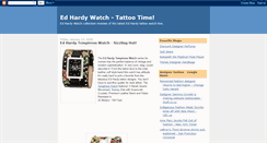 Desktop Screenshot of edhardywatch.blogspot.com
