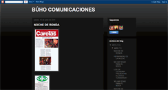 Desktop Screenshot of buhocomunicaciones.blogspot.com