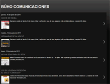 Tablet Screenshot of buhocomunicaciones.blogspot.com
