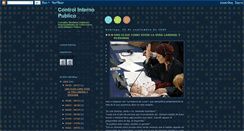 Desktop Screenshot of controlinternopublico.blogspot.com