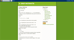 Desktop Screenshot of matematik-9.blogspot.com
