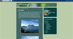 Desktop Screenshot of evasexplorations.blogspot.com