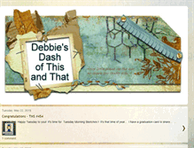 Tablet Screenshot of debbiesdashofthisandthat.blogspot.com