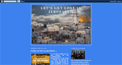 Desktop Screenshot of lostinjerusalem.blogspot.com