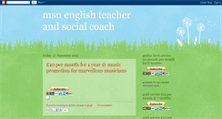 Desktop Screenshot of msnenglishteacher.blogspot.com