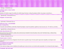 Tablet Screenshot of milla-modaemodelo.blogspot.com