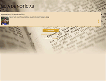 Tablet Screenshot of guiadenoticias.blogspot.com