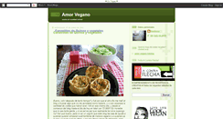 Desktop Screenshot of amorvegano-recetas.blogspot.com