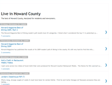 Tablet Screenshot of liveinhowardcounty.blogspot.com