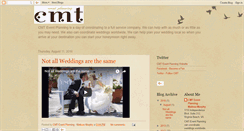 Desktop Screenshot of cmteventplanning.blogspot.com