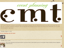 Tablet Screenshot of cmteventplanning.blogspot.com