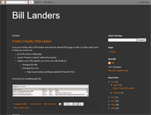 Tablet Screenshot of bill-landers.blogspot.com