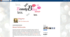 Desktop Screenshot of beautyblissxoxo.blogspot.com