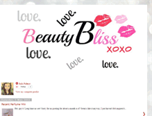 Tablet Screenshot of beautyblissxoxo.blogspot.com