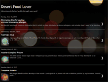 Tablet Screenshot of desertfoodlover.blogspot.com