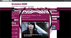 Desktop Screenshot of evolutionous.blogspot.com