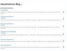 Tablet Screenshot of mesotheliomainfoblogcancer.blogspot.com
