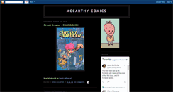 Desktop Screenshot of mccarthy-comics.blogspot.com