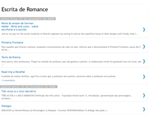 Tablet Screenshot of escritaderomance.blogspot.com