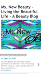 Mobile Screenshot of msnewbeauty.blogspot.com