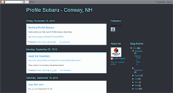Desktop Screenshot of profilesubaru-conwaynh.blogspot.com