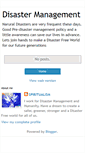 Mobile Screenshot of disastermanagement9.blogspot.com