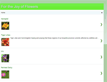 Tablet Screenshot of forthejoyofflowers.blogspot.com