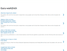 Tablet Screenshot of guru-work2rich.blogspot.com