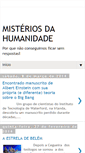 Mobile Screenshot of osmaioresmisteriosdahumanidade.blogspot.com