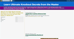 Desktop Screenshot of martialartexperts.blogspot.com