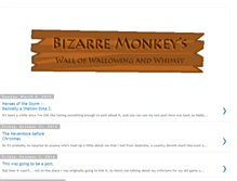 Tablet Screenshot of bizarremonkeyforest.blogspot.com