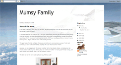 Desktop Screenshot of mumsyfamily.blogspot.com