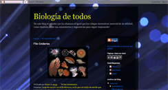 Desktop Screenshot of biologiadetodos.blogspot.com