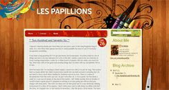 Desktop Screenshot of lespapillions.blogspot.com