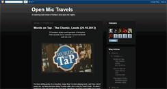 Desktop Screenshot of openmictravels.blogspot.com